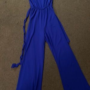 royal blue jumpsuit